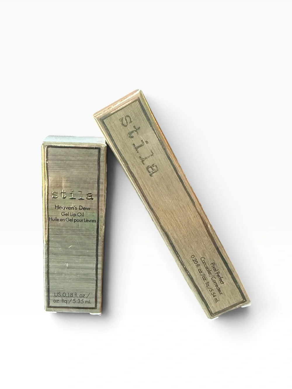 Stila Pixel Perfect Concealer – Tan1 & Moodust Heavens Due Gel Lip Oil Bundle